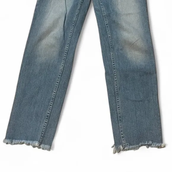 Paige Blue Jeans. Size 26. High Rise Sarah Straight.