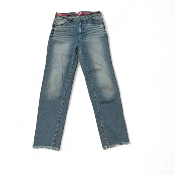 Paige Blue Jeans. Size 26. High Rise Sarah Straight.
