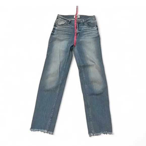 Paige Blue Jeans. Size 26. High Rise Sarah Straight.