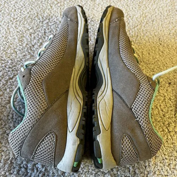 Patagonia Forerunner Running Shoes Womens 10 Gray Teal Athletic Trail Sneakers