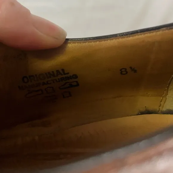 Paul Evans Men’s Leather Tan Monk Strap Loafers- Size 8.5