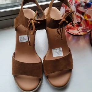 Paul Green Suede Wedge Espadrilles