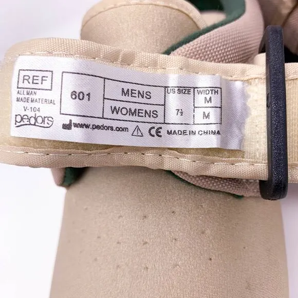 PEDORS Classic Stretch Shoes puffy lightweight sneakers velcro strap beige