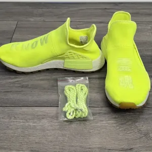 PHARRELL X NMD HUMAN RACE TRAIL PRD 'KNOW SOUL US 9.5 MEN'S YELLOW NEON