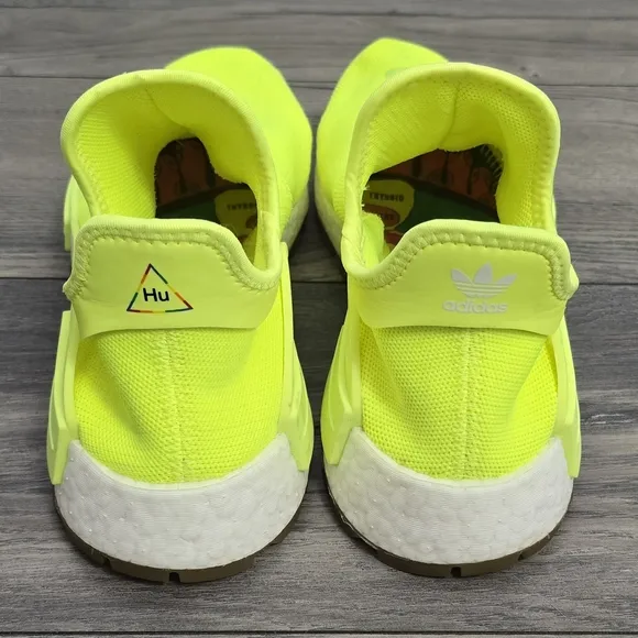 PHARRELL X NMD HUMAN RACE TRAIL PRD 'KNOW SOUL US 9.5 MEN'S YELLOW NEON