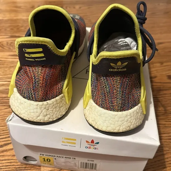 Pharrell x NMD trail human race sneakers size 10