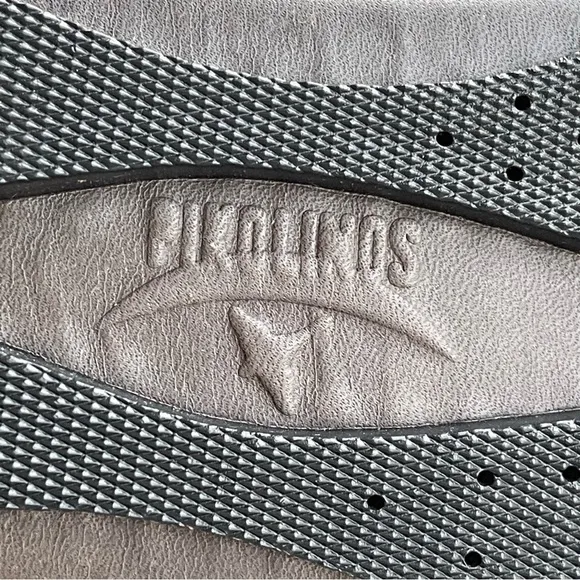 Pikolinos Leather Slip On Flats Perforated Embroidered Comfort Non-Slip 9/9.5