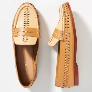 Pilcro Woven Leather Loafers