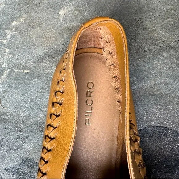 Pilcro Woven Leather Loafers