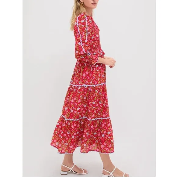 PINK CITY PRINTS Poppy Meadow Mia Dress