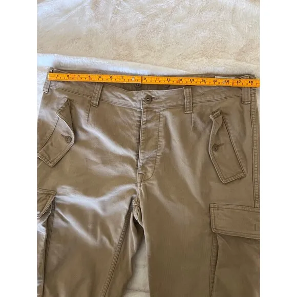 Polo Ralph Lauren Surplus Utility Chino Cargo‎ Pants - Khaki 36x34 - workwear