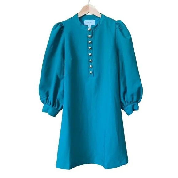 Pomander Place Samantha Mini Dress in Verdant Green Size S
