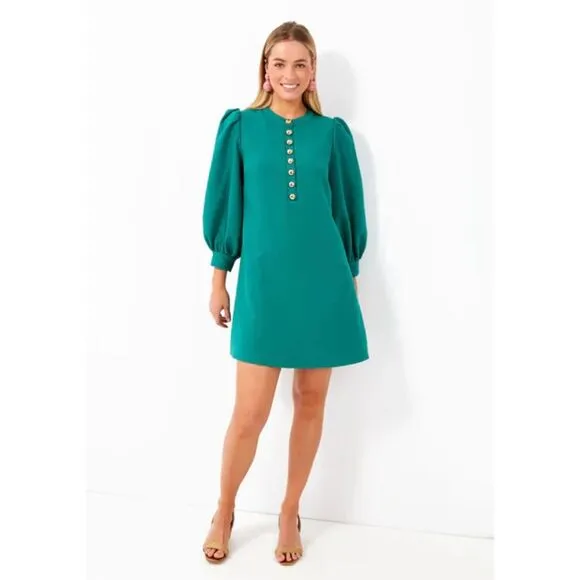 Pomander Place Samantha Mini Dress in Verdant Green Size S