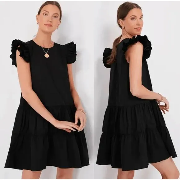 Pomander Place Tuckernuck  Corrine Flutter Cotton Dress Summer Lightweight NWOT