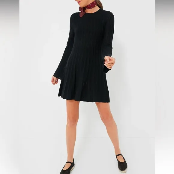 POMANDER PLACEBlack Adi Knit Dress