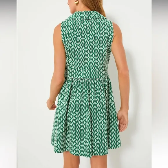 POMANDER PLACEGreenbriar Eyelet Sleeveless Noelle Shirt Dress