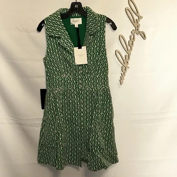 POMANDER PLACEGreenbriar Eyelet Sleeveless Noelle Shirt Dress