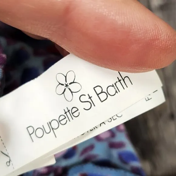 Poupette St. Barth SOLEDAD Floral Smocked Dress - M