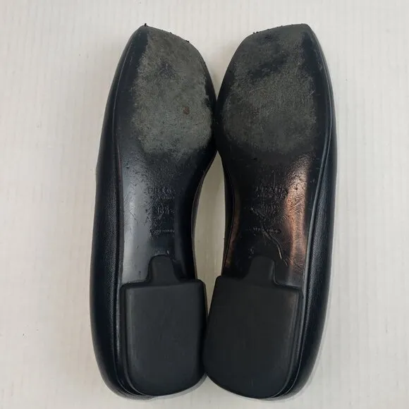 PRADA Black Beige Square ToeTwo-Tone Loafers