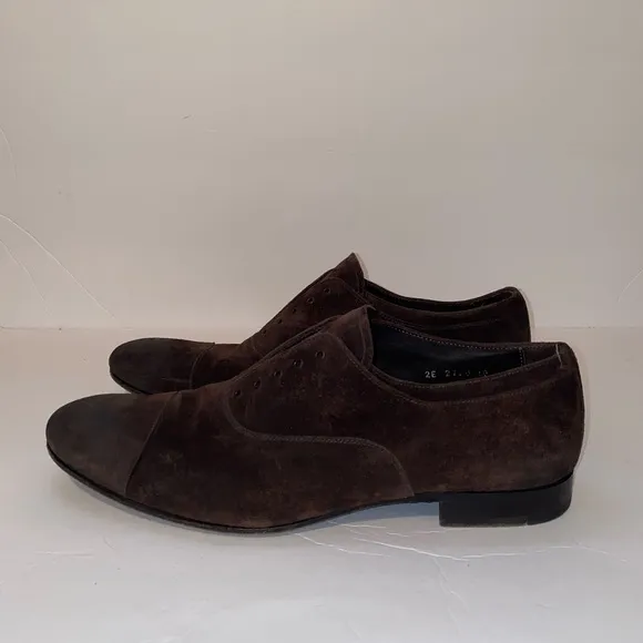 Prada suede loafers