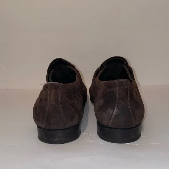 Prada suede loafers