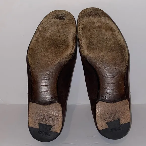 Prada suede loafers