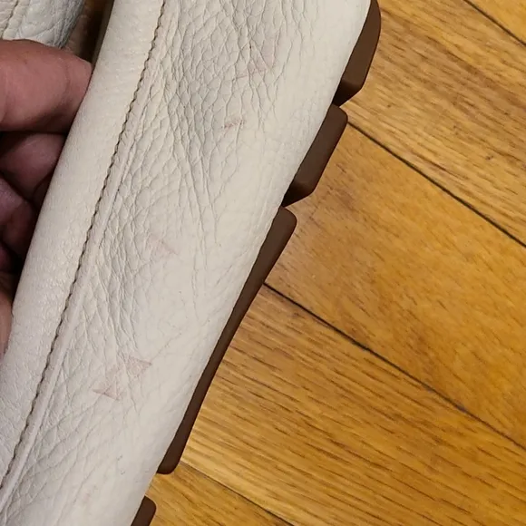 PRADA white loafers