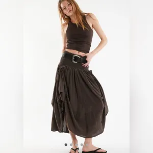 Prairie Convertible Skirt NWOT mushroom