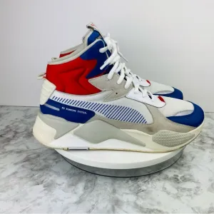 PUMA Sneaker Mens 12 RS-X Utility Mid Galaxy Blue White 369821-02 Running System