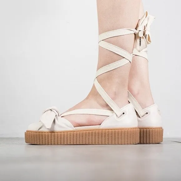 🆕{PUMA}Fenty-Rihanna Creeper Leather Sandals