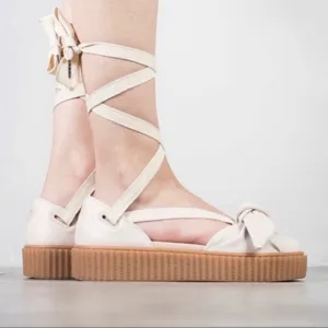 🆕{PUMA}Fenty-Rihanna Creeper Leather Sandals