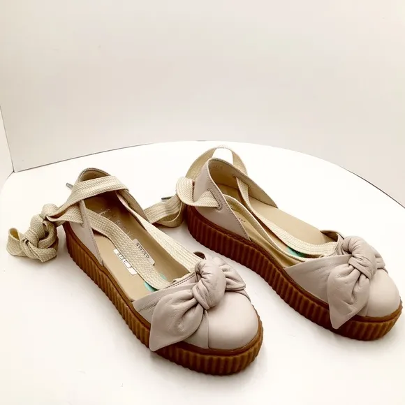🆕{PUMA}Fenty-Rihanna Creeper Leather Sandals