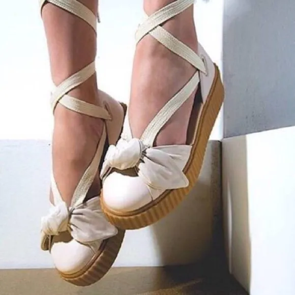 🆕{PUMA}Fenty-Rihanna Creeper Leather Sandals