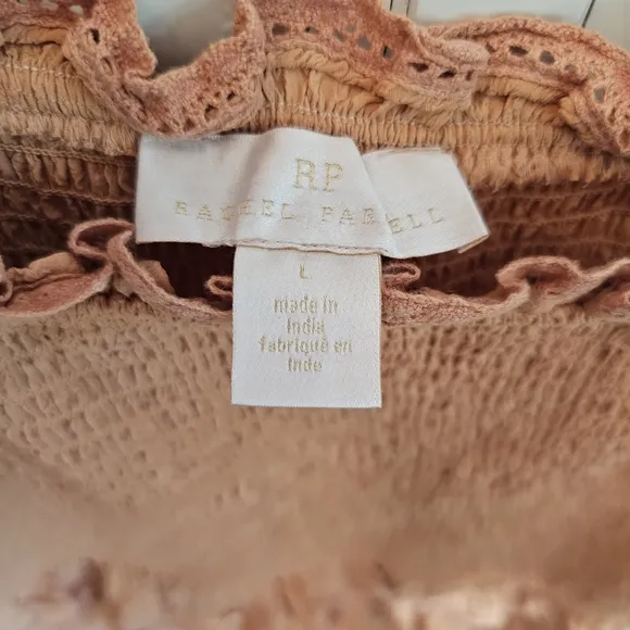 Rachel Parcell ladies dress dusty peach sz L
