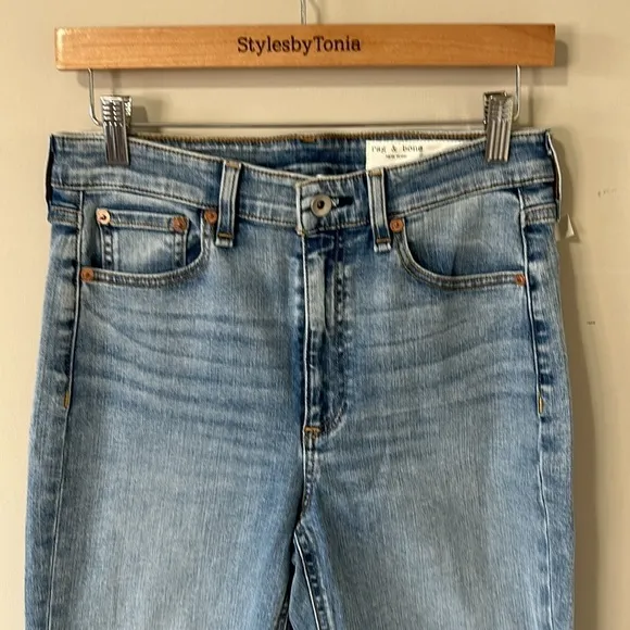 RAG and BONE Jean Nina High Rise Skinny Stretch Jean Montrose Sz 28 NEW