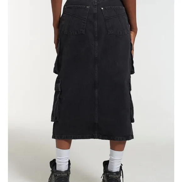 Ragged Priest COMBAT SODA SKIRT - CHARCOAL