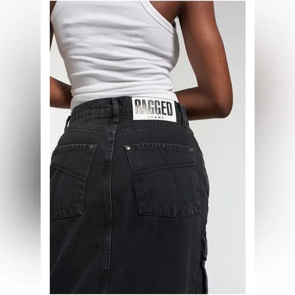 Ragged Priest COMBAT SODA SKIRT - CHARCOAL