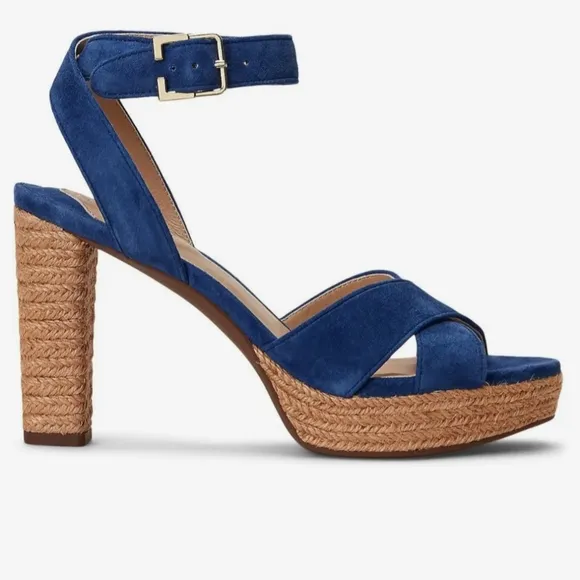 Ralph Lauren Suede Platform Sandals