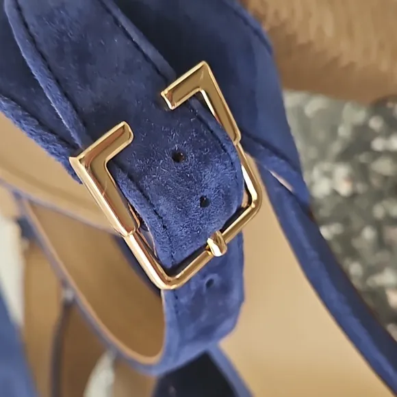 Ralph Lauren Suede Platform Sandals