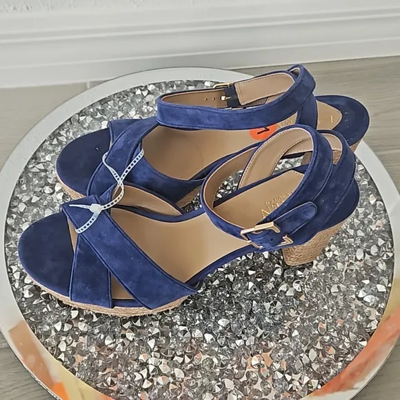 Ralph Lauren Suede Platform Sandals