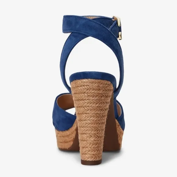 Ralph Lauren Suede Platform Sandals
