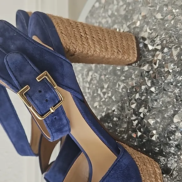 Ralph Lauren Suede Platform Sandals