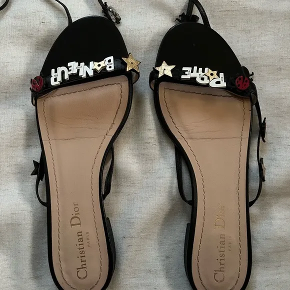Rare Christian Dior Charm Sandals