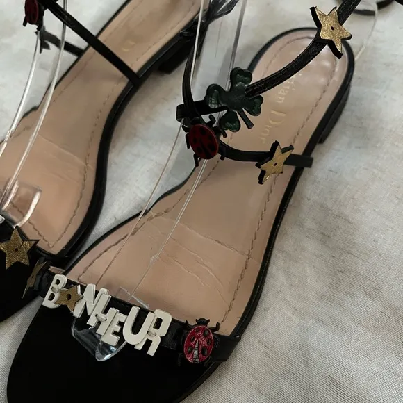 Rare Christian Dior Charm Sandals