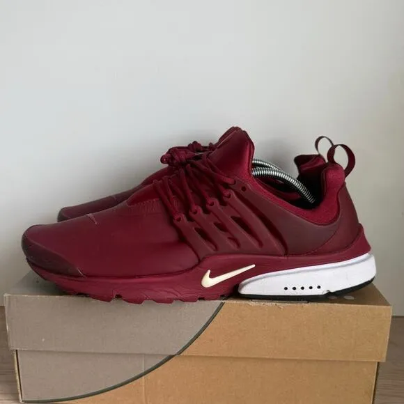 RARE Nike Presto Utility Low Burgundy/White Men Sneakers - SZ 12