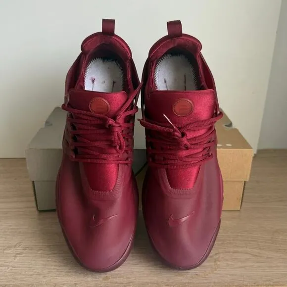 RARE Nike Presto Utility Low Burgundy/White Men Sneakers - SZ 12