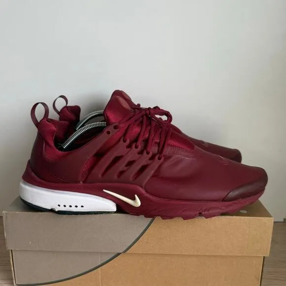 RARE Nike Presto Utility Low Burgundy/White Men Sneakers - SZ 12