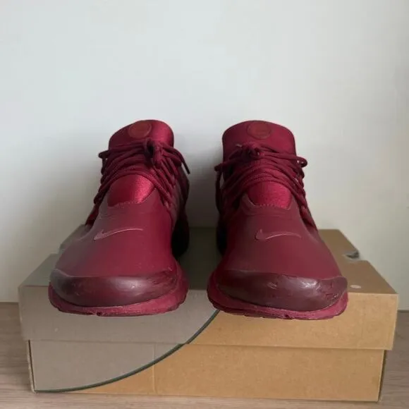RARE Nike Presto Utility Low Burgundy/White Men Sneakers - SZ 12