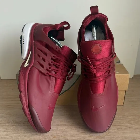 RARE Nike Presto Utility Low Burgundy/White Men Sneakers - SZ 12