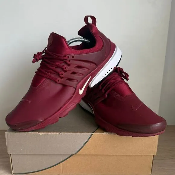 RARE Nike Presto Utility Low Burgundy/White Men Sneakers - SZ 12